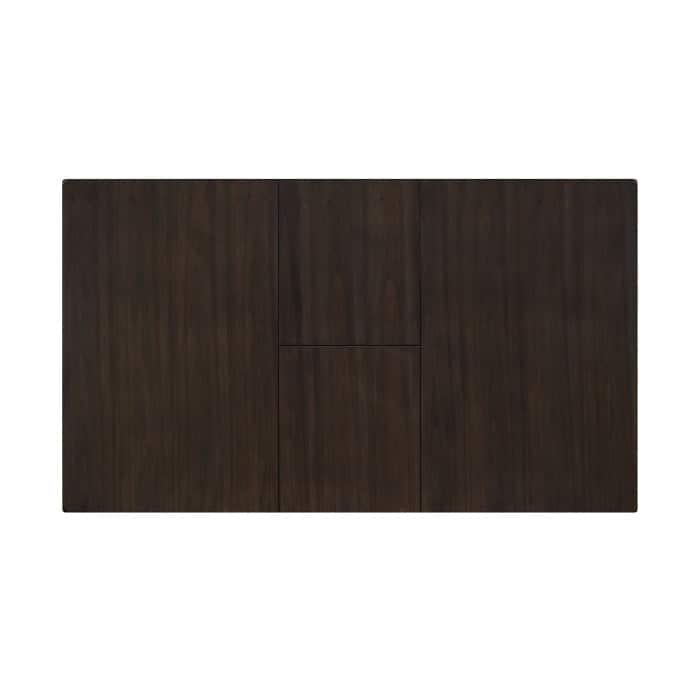 Wooden Counter Dining Set, Expandable Butterfly Leaf Table with Storage