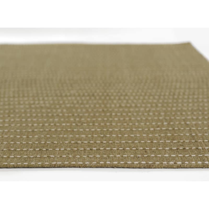 Momeni Oliver Hand Loomed Wool Blended Striped Area Rug