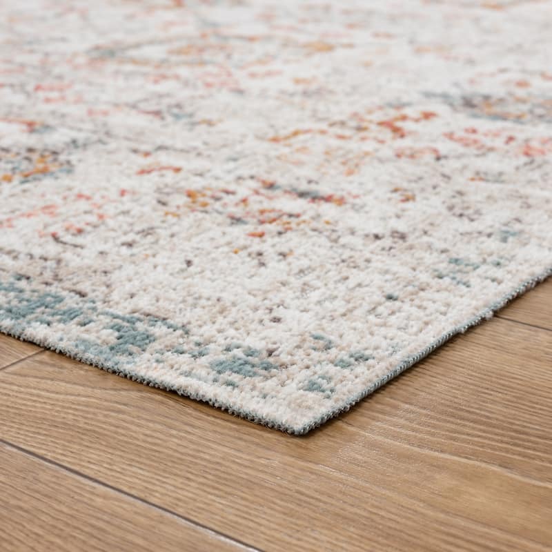 Sevita Caramel Botanical Area Rug