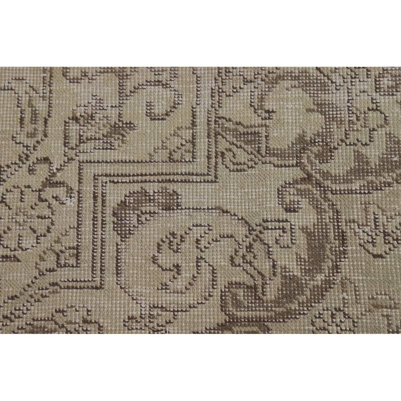 Tabriz Persian Vintage Area Rug Handmade Traditional Wool Carpet - 8'11" x 12'4"