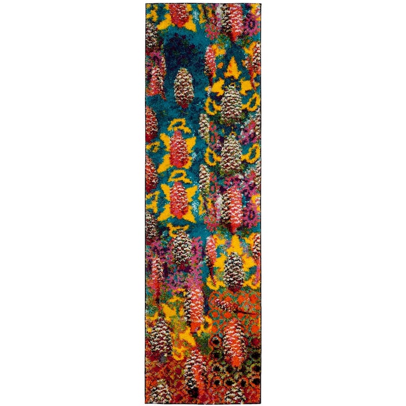 SAFAVIEH Fiesta Shag Annamarja Abstract Rug