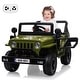 preview thumbnail 13 of 15, Ride On Truck Car 12V Kids Electric Vehicles with Remote Control Green