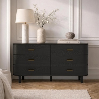 Manhattan Comfort Solara 68" Solid Wood Dresser (6-Drawer)