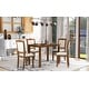 preview thumbnail 1 of 38, Modern Style Kitchen Dining Set Rectangular Table with Upholstered Chairs
