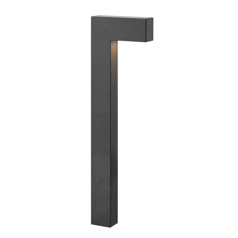 Hinkley Lighting 12v 1.5w 1 Light Path Light with LED Bulb Included - Satin Black