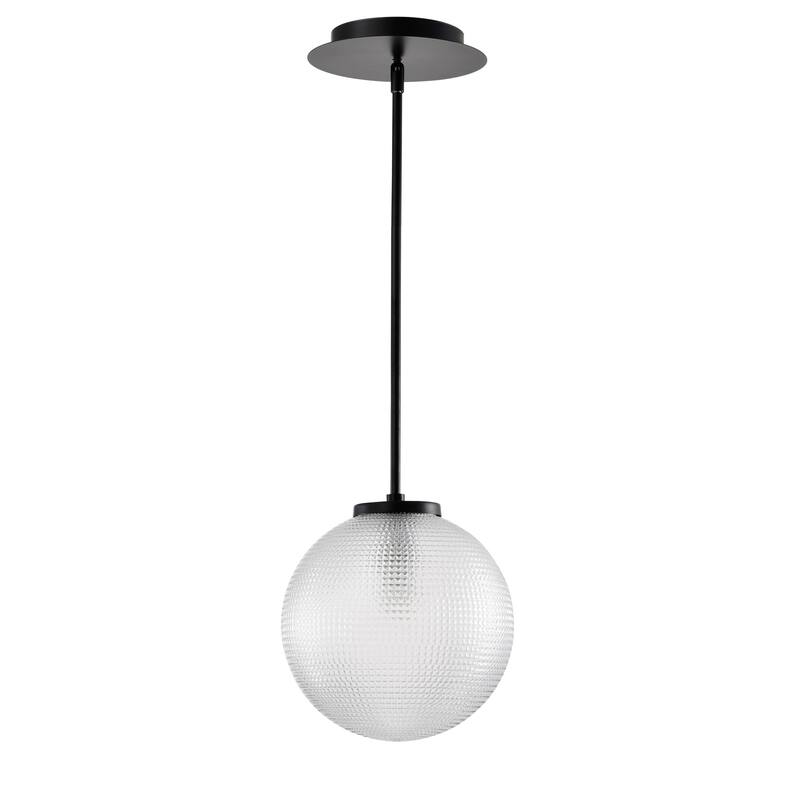 Sokix Frosted Pyramidical Glass Globe Pendant Ceiling Lamp Downrod