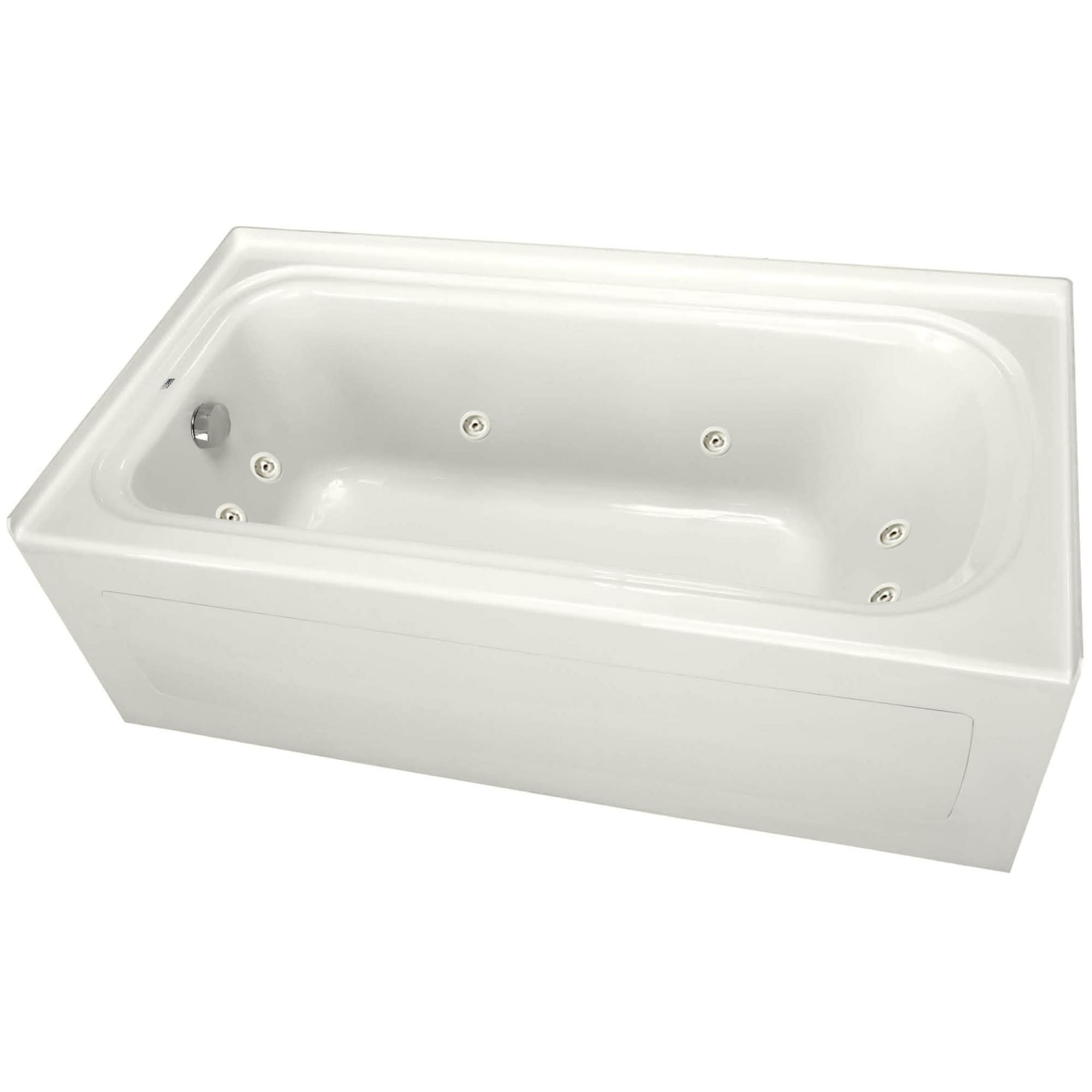 Proflo Pfw7236alsk 72 X 36 Alcove 8 Jet Whirlpool Bath Tub With Skirt Left Drain And Right Hand Pump On Sale Overstock 16906977