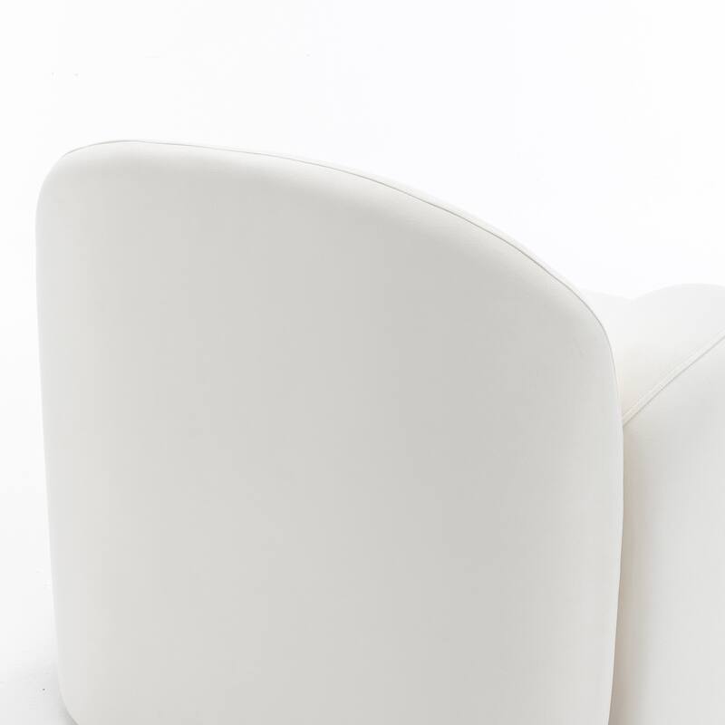 SEYNAR Modern Glam Velvet Thickened Seat Cushion Accent Chair Set of 2