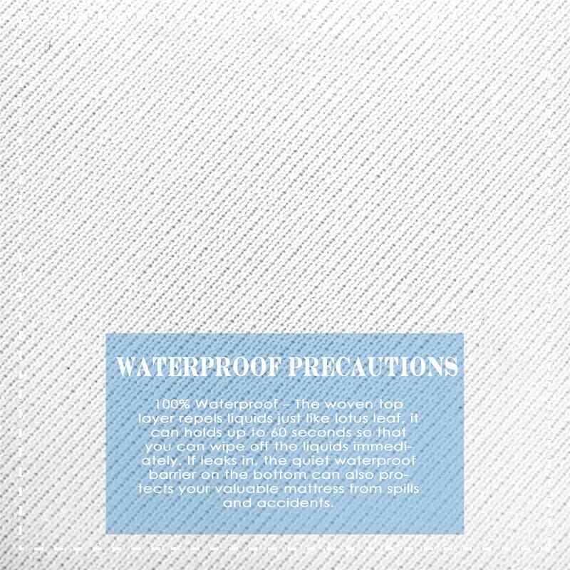 Bed Bug Dust Mite with Waterproof Mattress Protector 1-Pack