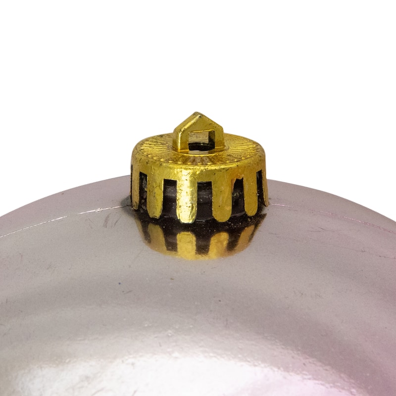 Shiny Bubblegum Pink Shatterproof Christmas Ball Ornament