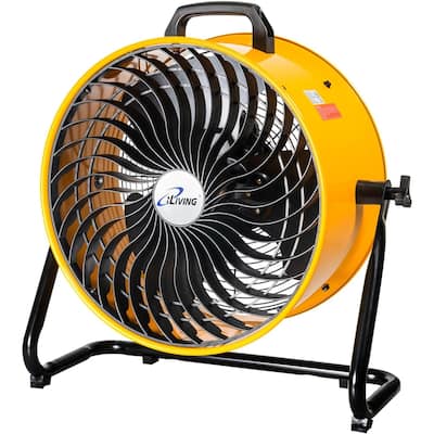 iLiving 18 in. Low Noise Turbo Fan 4100 CFM 3-Speed Portable Air Circulator for Shop, Office, Greenhouse, Home and Warehouse