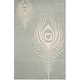 preview thumbnail 38 of 60, SAFAVIEH Handmade Soho Simi Peacock Feather N.Z. Wool Rug