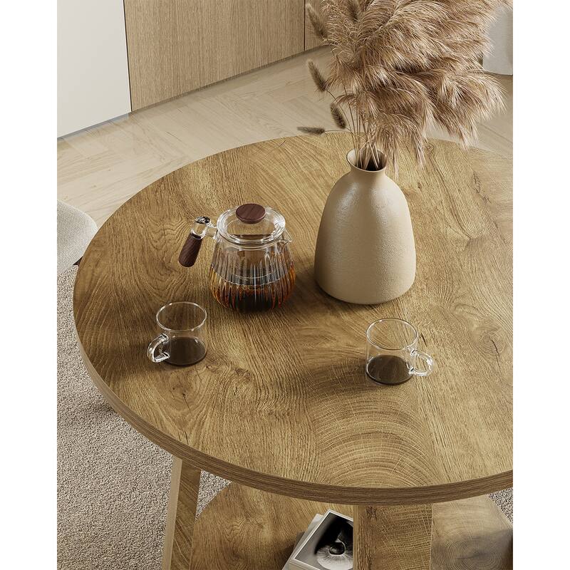 31.5-Inch Small Dining Table, Modern Farmhouse Round Dining Table
