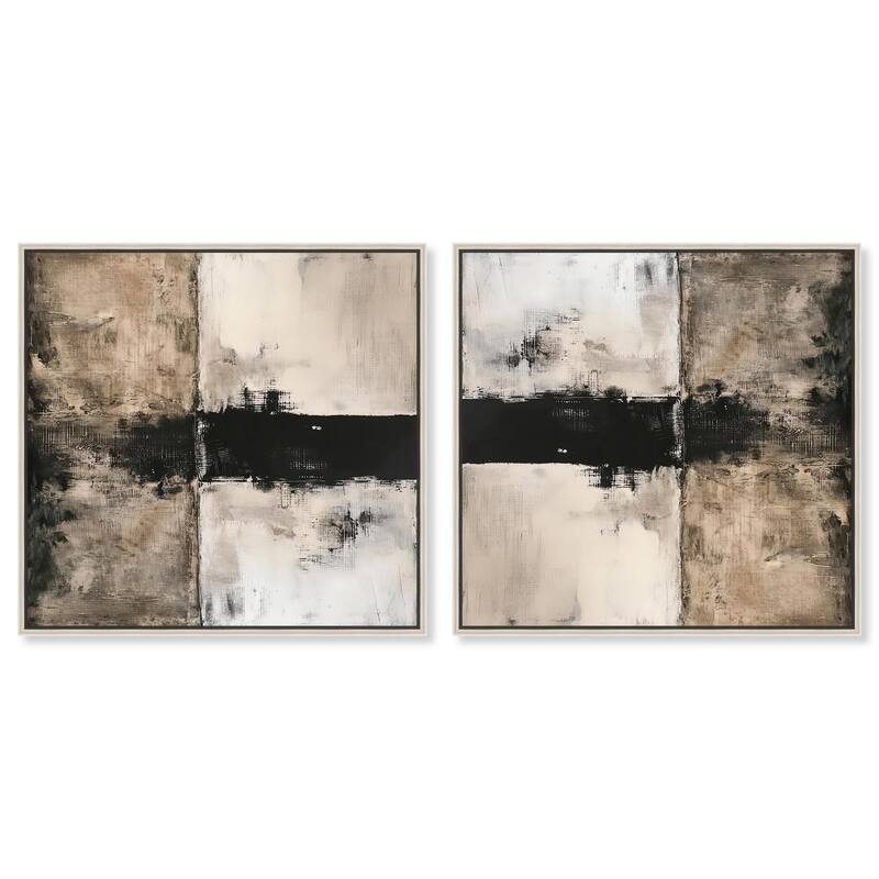 Her Stylish Coffee Look Canvas by Art Remedy - 20" x 30" - Silver