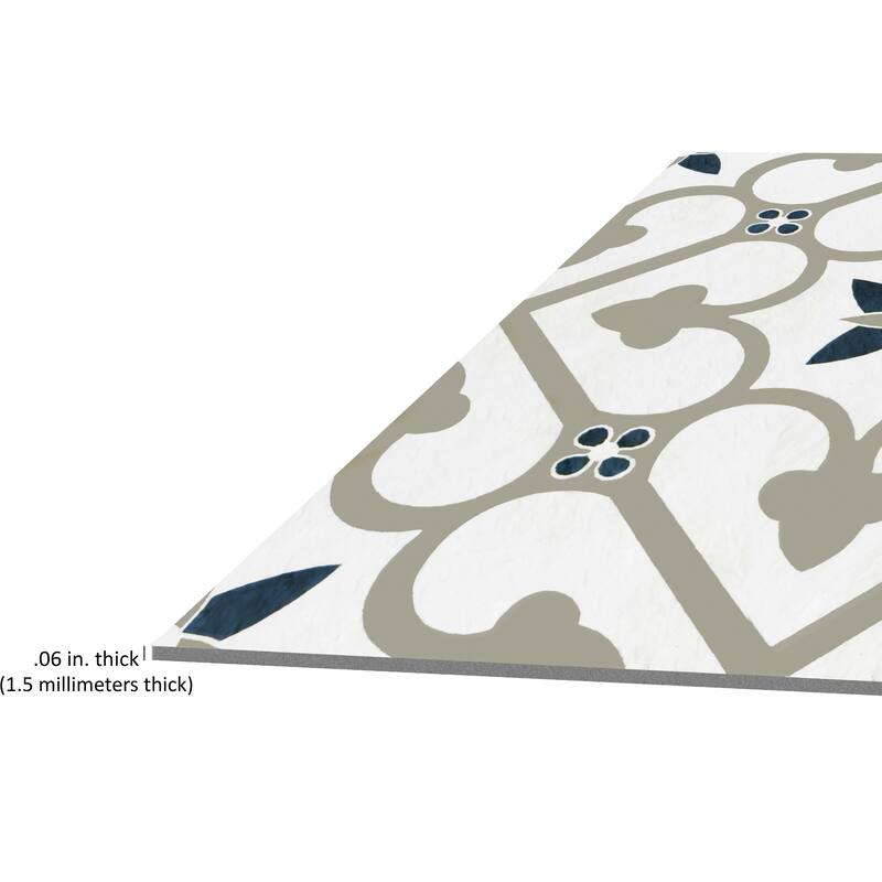 Retro Self Adhesive Vinyl Floor Tile - Clover - 20 Tiles/20 sq. ft.