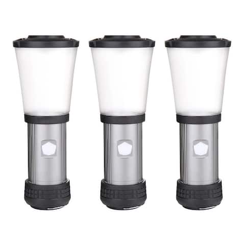 500-Lumen IPX4 LED Flashlight Lantern - 3 Pack