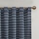 preview thumbnail 8 of 23, Cashel Texture Striped 100-percent Recycled Fiber Woven Antimicrobial Window Panel Pair by Clean Spaces - 84" Panel