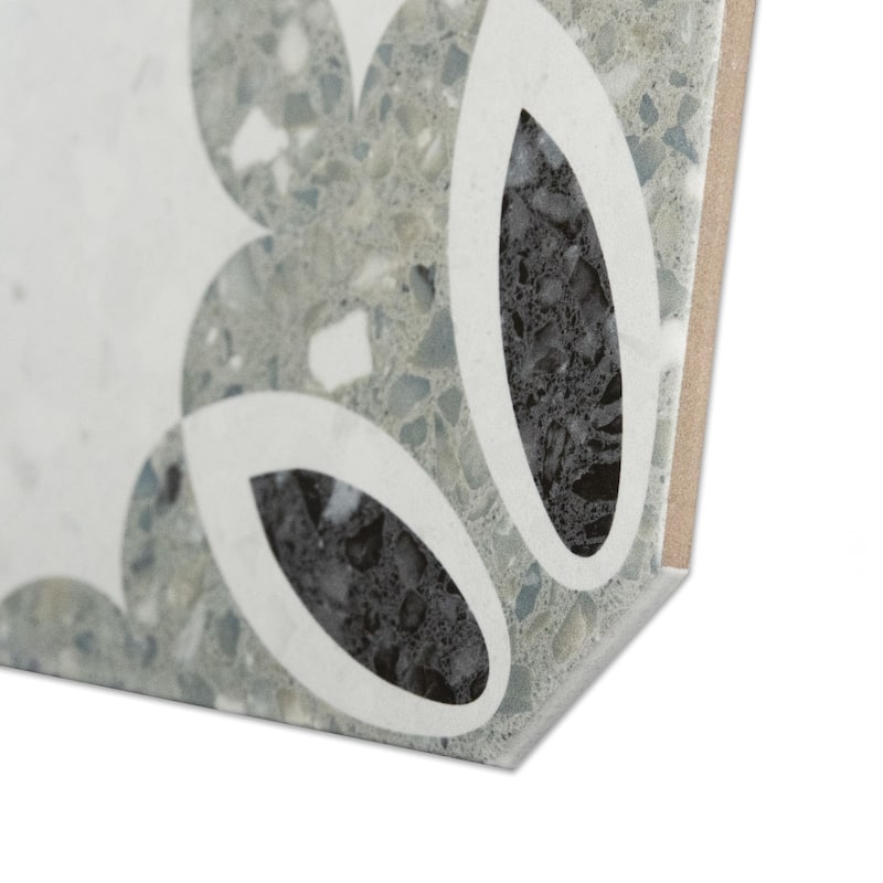 Merola Tile Riviera Octagon Antibes Verde 7-7/8" x 7-7/8" Porcelain Floor and Wall Tile