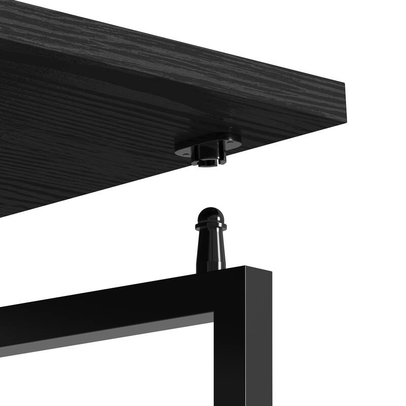 Space-Saving Folding Computer Desk - Convenient, Collapsible Design with Sturdy Steel Legs for Small Rooms