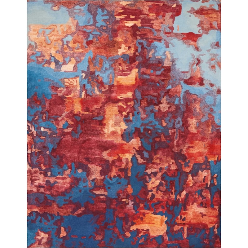 Nourison Hand-tufted Prismatic Modern Abstract Area Rug