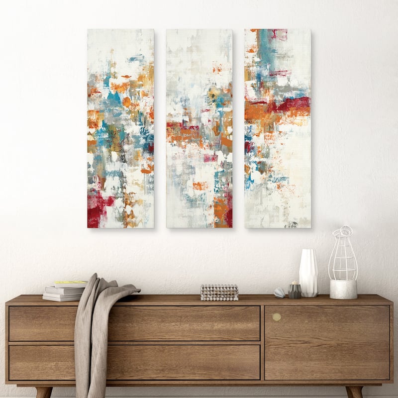 Conclusion Found I Part A, B, C by Lisa Ridgers Canvas Art Prints