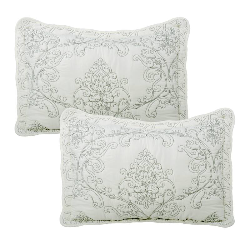 Serenta Damask Oversized 4-piece Bedspread Set