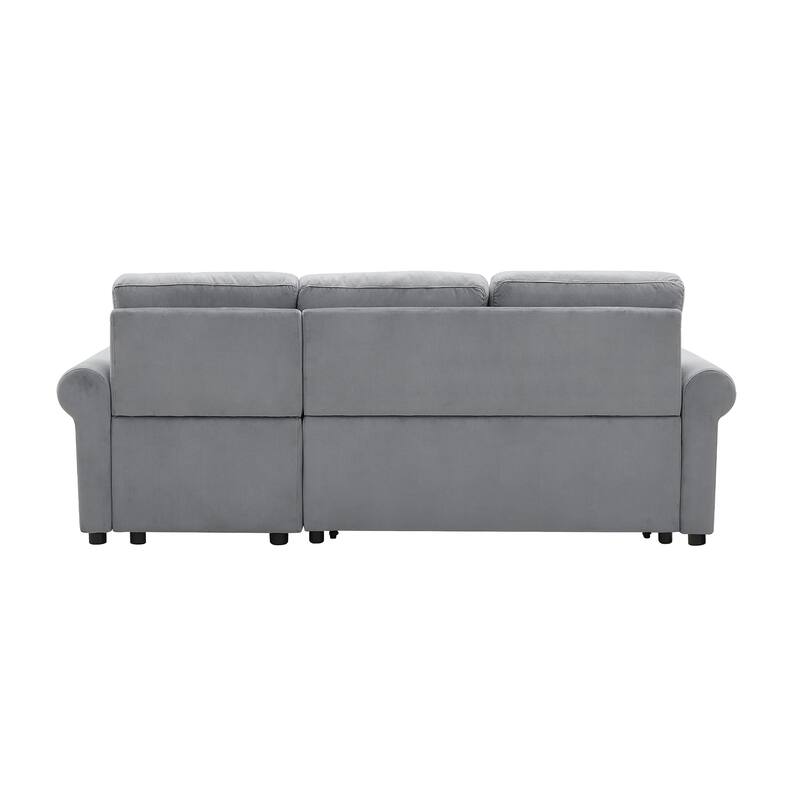 83" L-Shape Sectional Sofa with Storage Chaise