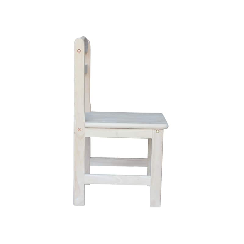Unfinished Parawood Juvenile Chair (Set of 2)