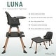 preview thumbnail 13 of 19, Dream On Me Luna 4-in-1 Convertible Baby High Chair