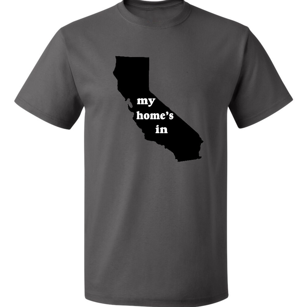 Shop Men Gray California T Shirt California Tees Inspirational