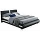preview thumbnail 11 of 18, camdenisle Home Decor Carlton Bed, Queen, Black