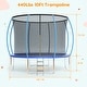 preview thumbnail 9 of 16, 10FT Trampoline, Recreational Trampolines with Enclosure Net and Ladder