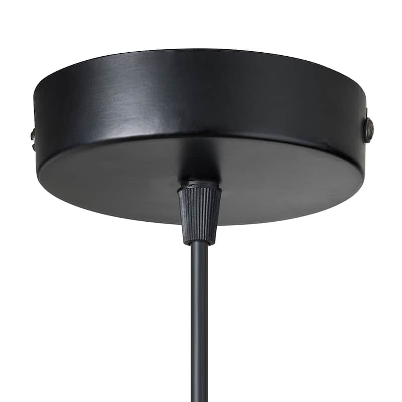 Halston River of Goods Stained Glass and Metal 10.25-Inch Pendant Light with Adjustable Hanging Cord - 10.25" x 10.25" x 72"