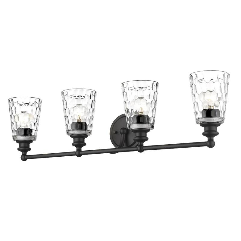 Modern Transitional Hardwired Wall Light with Reversible Mount and Clear Glass Shade LED Compatible