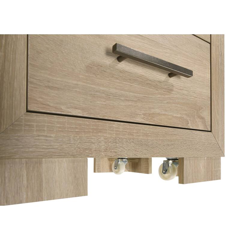 Arielle Bedroom Set Light Oak