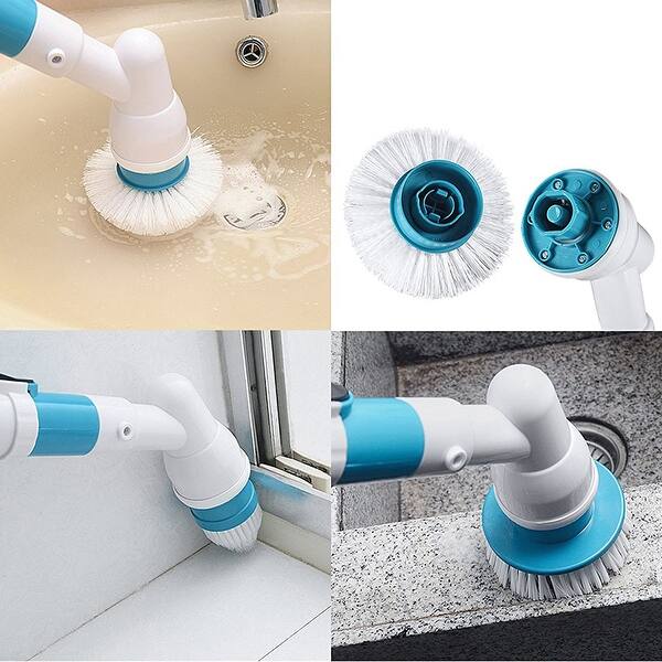 Shop Hk Multifunction Electric Spin Scrubber 360 Cordless With 3