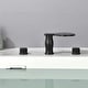 preview thumbnail 2 of 29, Double Handle Waterfall Swivel Bathroom Tub Faucet