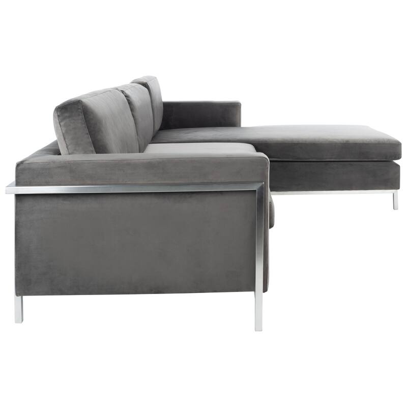 SAFAVIEH Couture Camila Sectional Sofa - 106"W x 37"D x 32"H