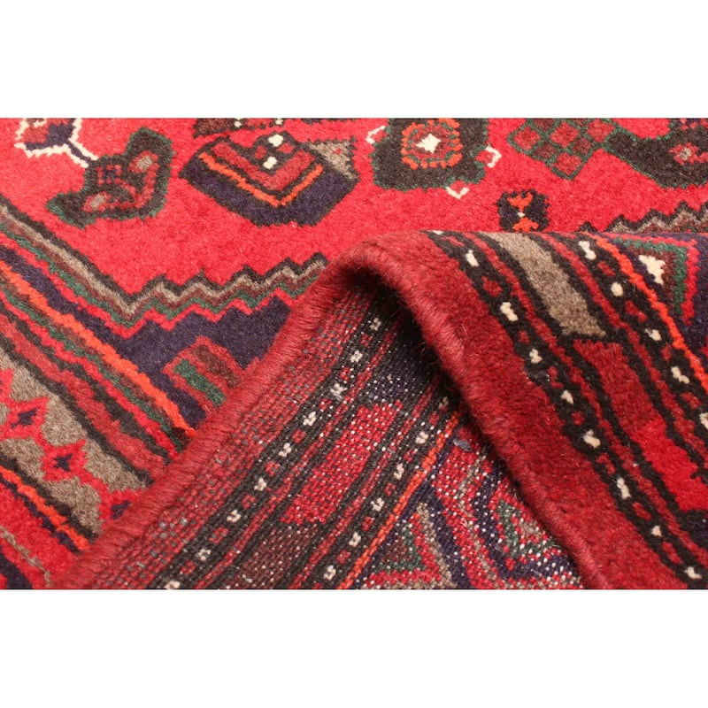 ECARPETGALLERY Hand-knotted Andelz Navy Wool Rug - 3'8 x 6'5