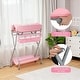 preview thumbnail 8 of 22, Baby Changing Table with Safety Belt and 4-side Defence - 36.5" x 27" x 40.5"(L x W x H)