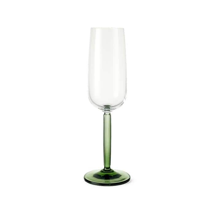 Kähler Hammershøi Champagne Glass, Clear, 2 pcs.