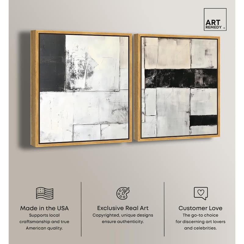 Midnight Canvas Set of 2 by Art Remedy