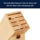 preview thumbnail 5 of 4, Henckels Hardwood Knife Block, Knife Storage, 11-slot - Natural