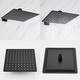 preview thumbnail 4 of 5, ExBrite Shower Faucet Matte Black 10 inch Luxury Rain Mixer Shower Combo Set Wall Mounted Rain Shower Head System