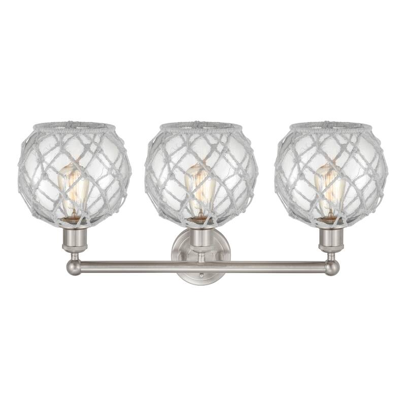 Innovations Lighting Endless Possibilities Edison - Farmhouse Rope - 3 Light 26" Bath Vanity Light