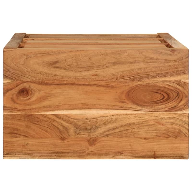 vidaXL Drawer Cabinet Honey brown Solid acacia wood Medium