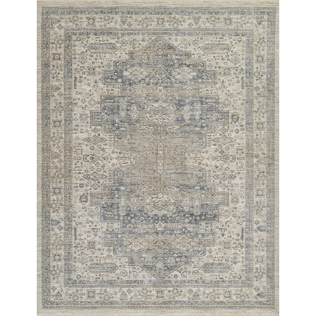 Momeni Georgina Polyester Medallion Traditional Area Rug