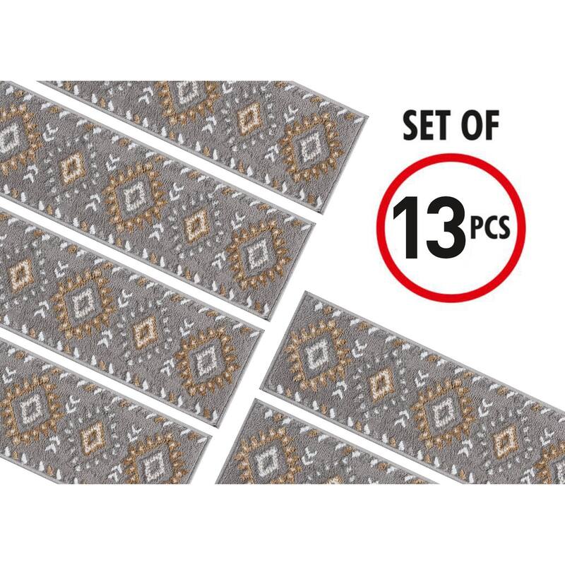 SussexHome Traditional PP Stair Treads (9 x 28 in.)
