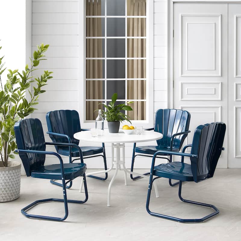 Crosley Ridgeland 5-piece Outdoor Dining Set - 104.5 W x 104.5 D x 34.25 H