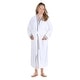 preview thumbnail 29 of 53, Superior Unisex Turkish Cotton Terry Kimono Bathrobe with Embroidery Robe